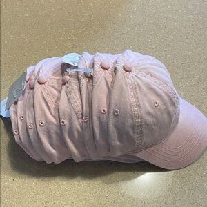 Time and Tru Light Pink Baseball Cap - Lot of 8